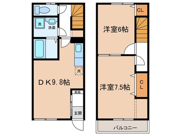 アンジューの物件間取画像